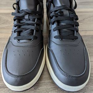 ADIDAS MENS HOOPS 3.0 MID SNEAKER - BLACK Size 10